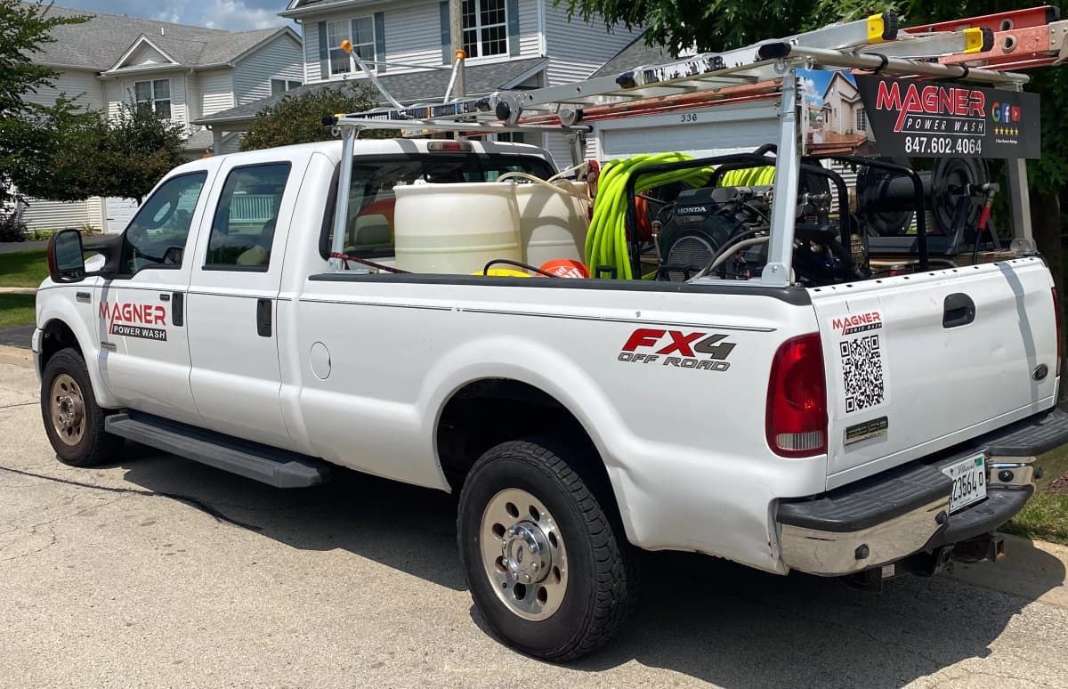 Magner Power Wash Service Truck